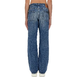 JEANS WITH LOGO DETAIL