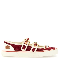 VELVET "DOLLYBOARD" BALLERINA SNEAKER