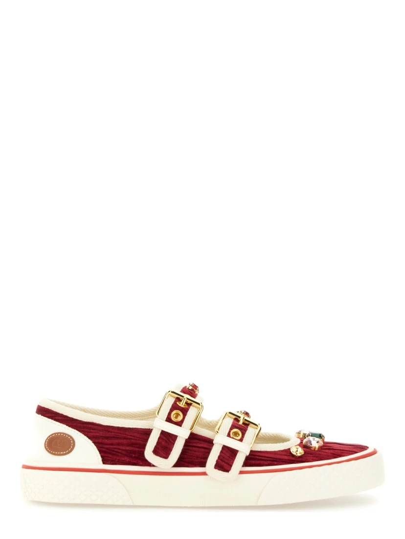 VELVET "DOLLYBOARD" BALLERINA SNEAKER