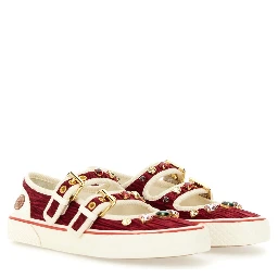 VELVET "DOLLYBOARD" BALLERINA SNEAKER