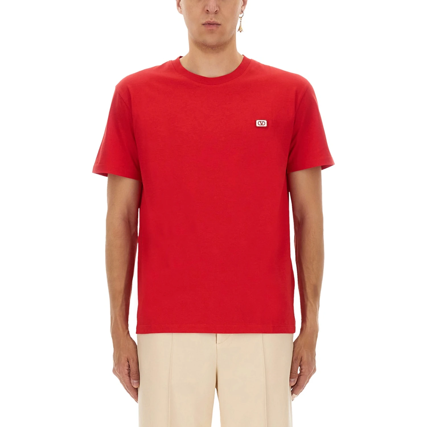 T-SHIRT WITH SIGNATURE VLOGO