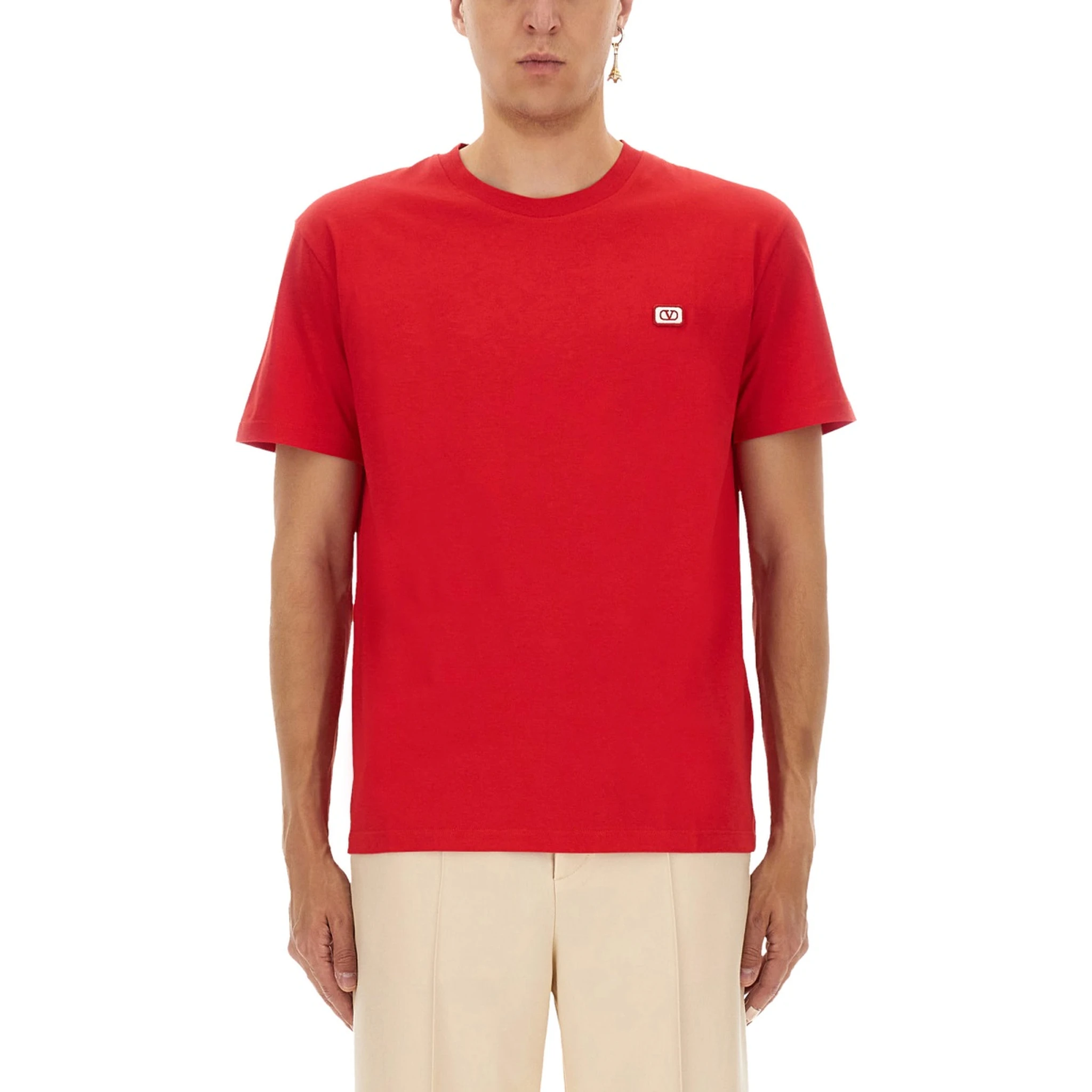 T-SHIRT WITH SIGNATURE VLOGO