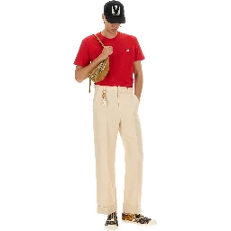 T-SHIRT WITH SIGNATURE VLOGO