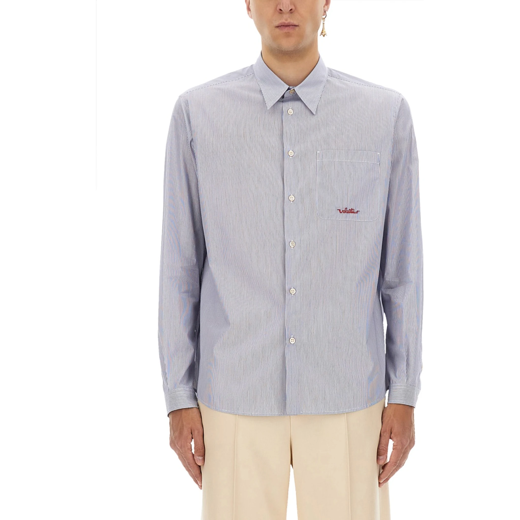 قميص قطني مخطط