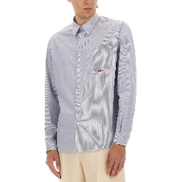 قميص قطني مخطط