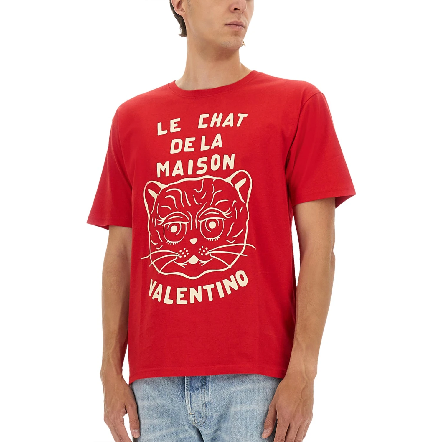 T-SHIRT WITH "CHAT DE LA MAISON" PRINT
