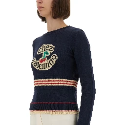 "CHEZ VALENTINO" COTTON SWEATER