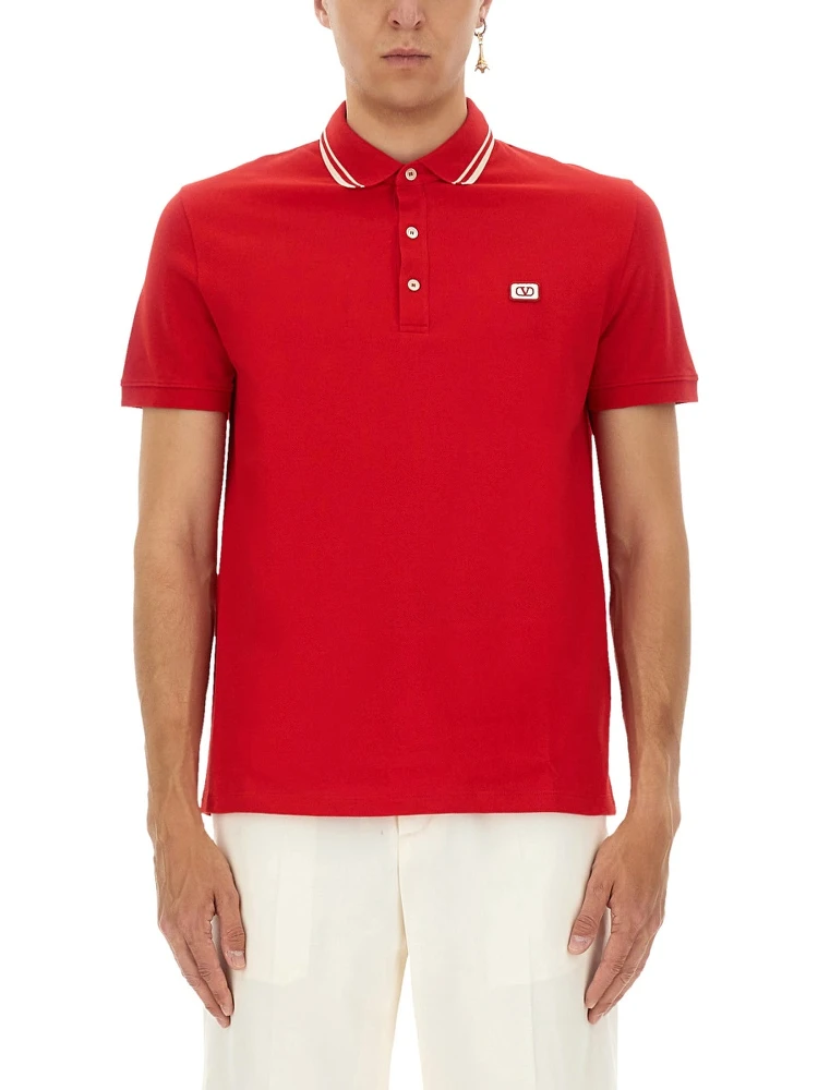 POLO SHIRT WITH SIGNATURE VLOGO
