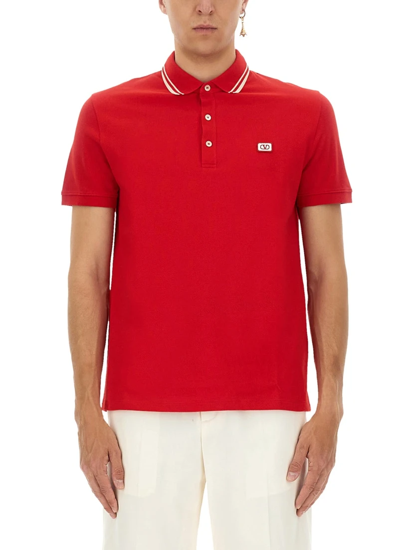 POLO SHIRT WITH SIGNATURE VLOGO