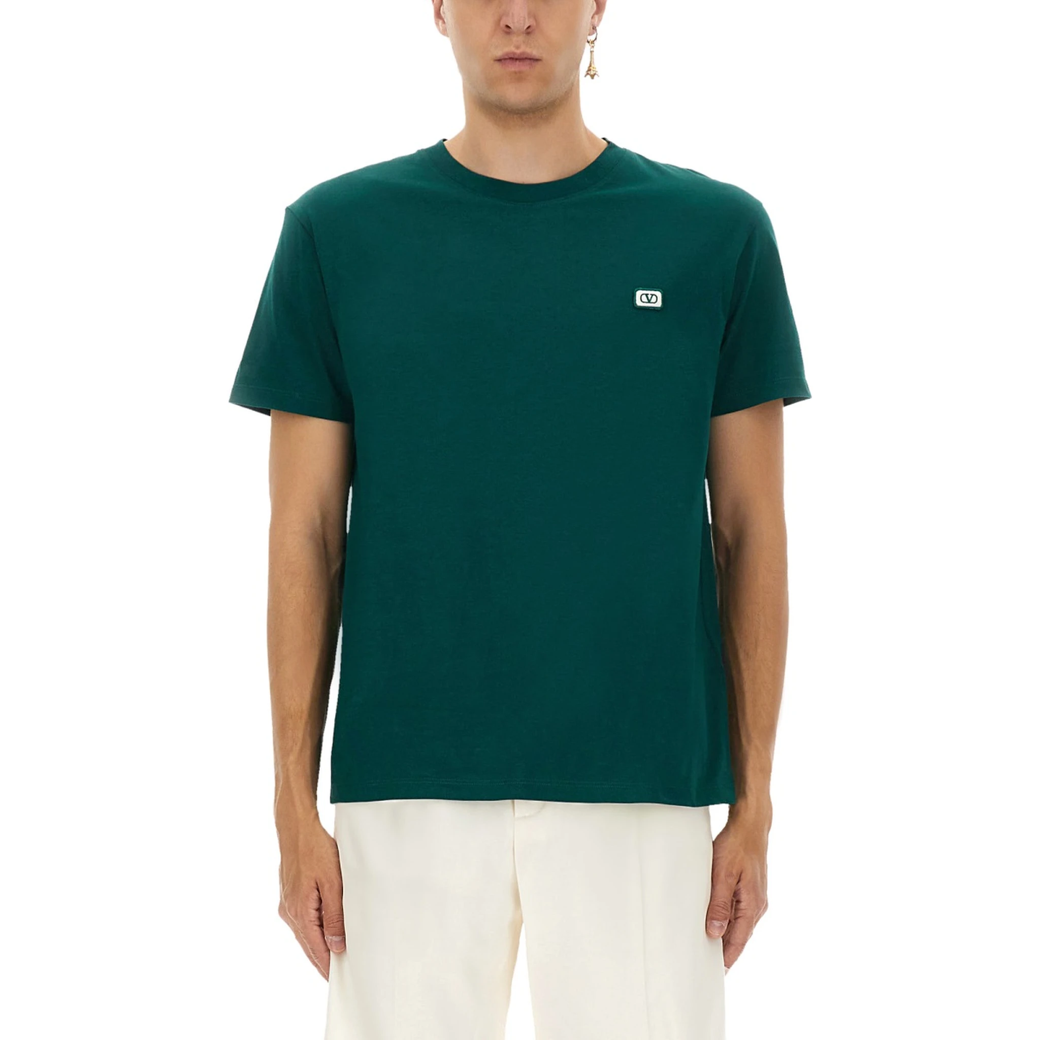 T-SHIRT WITH SIGNATURE VLOGO