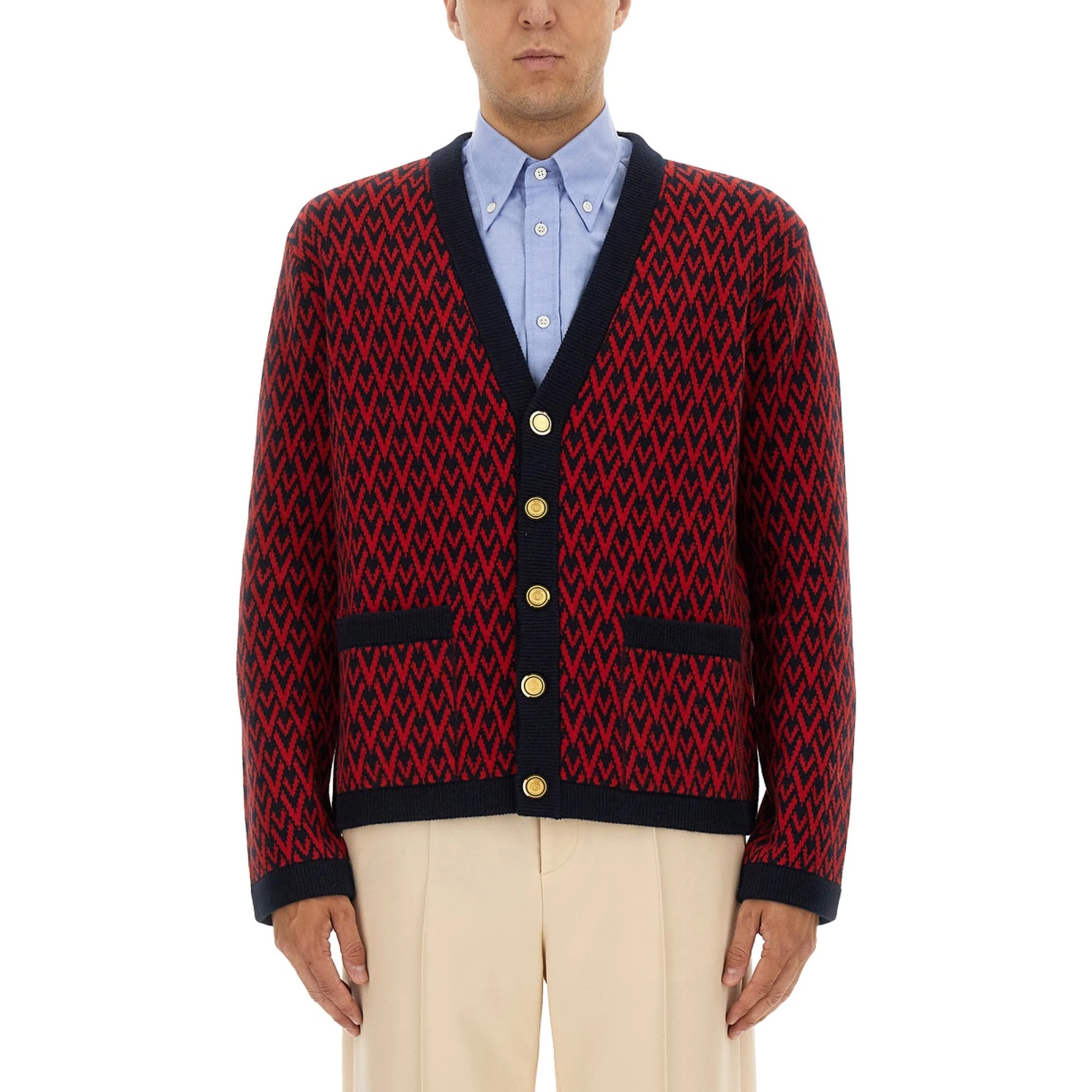 CARDIGAN WITH "TOUTE LA V" PATTERN