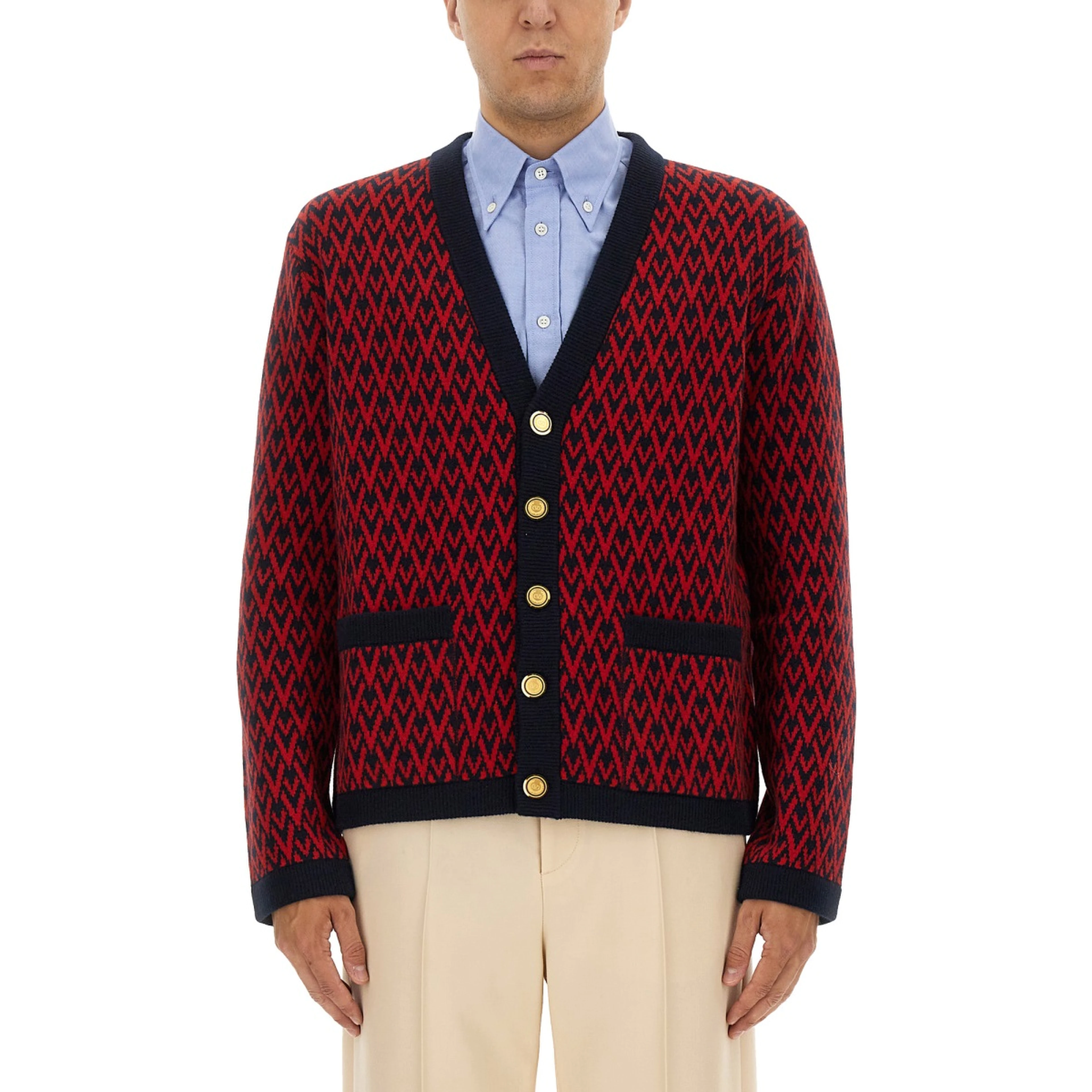CARDIGAN WITH "TOUTE LA V" PATTERN