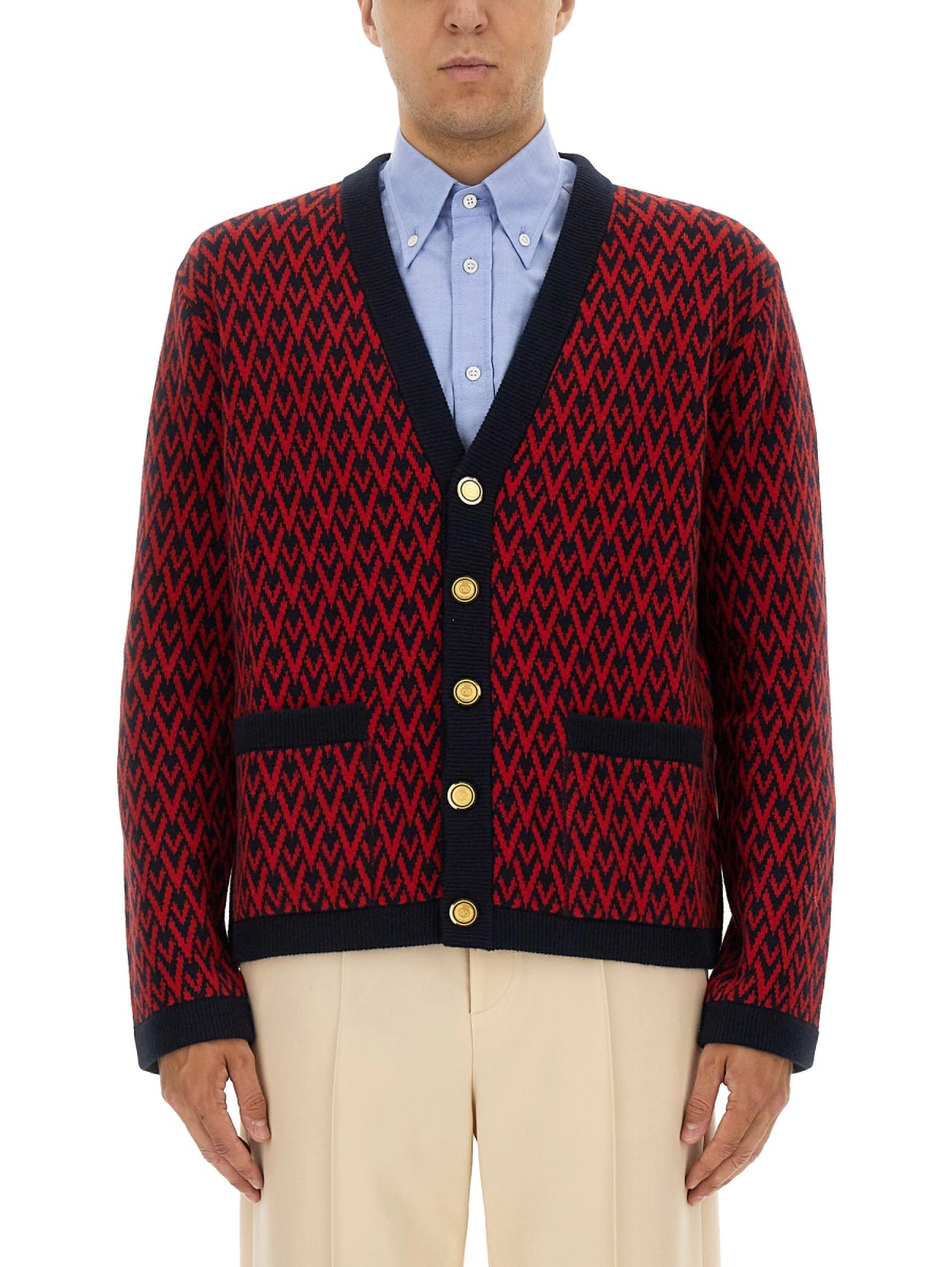 CARDIGAN WITH "TOUTE LA V" PATTERN