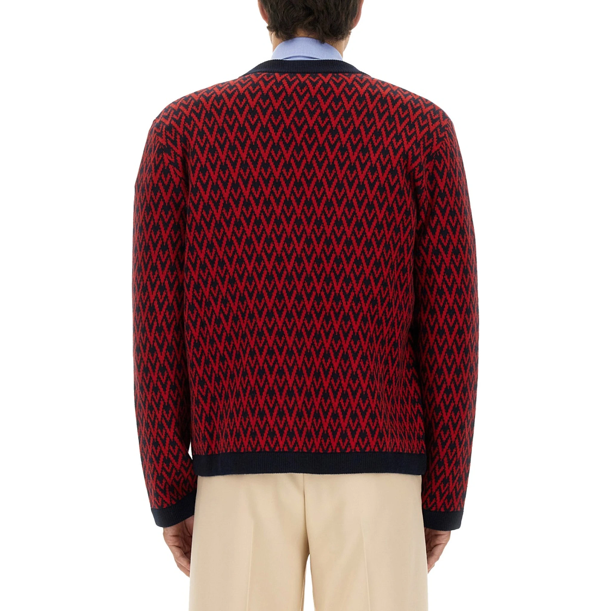 CARDIGAN WITH "TOUTE LA V" PATTERN