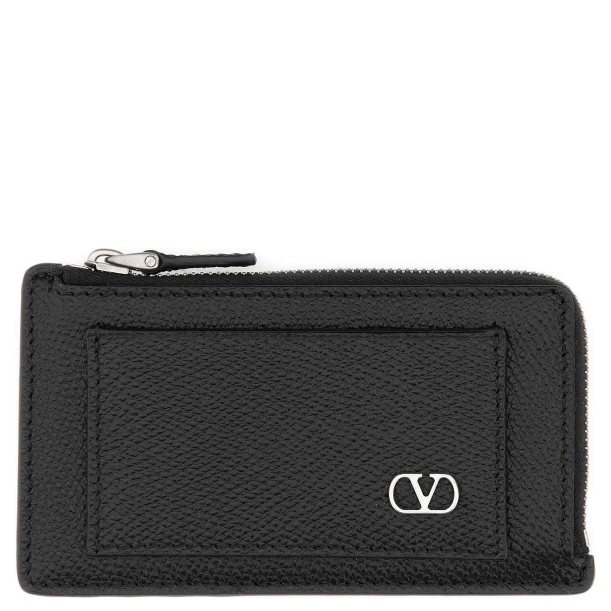 "VLOGO SIGNATURE" LEATHER COIN PURSE