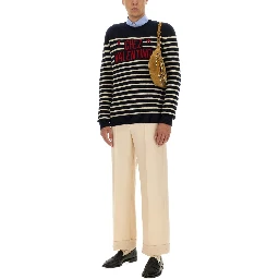 "CHEZ VALENTINE" WOOL SWEATER