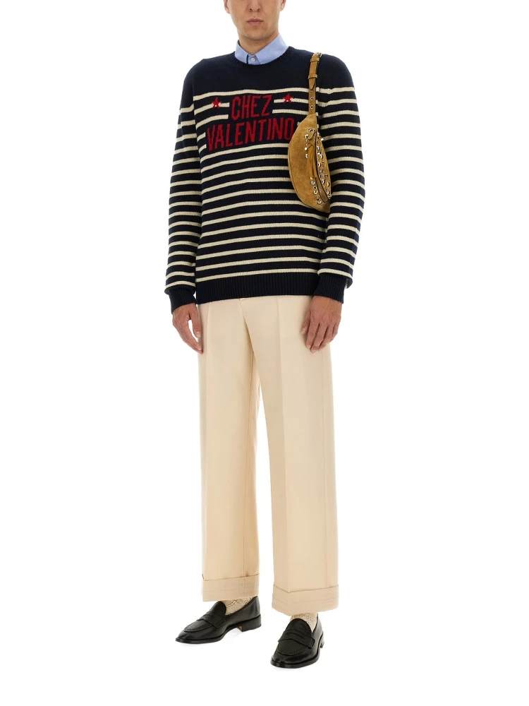 "CHEZ VALENTINE" WOOL SWEATER alternative