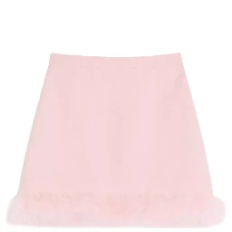 MINISKIRT WITH FEATHERS