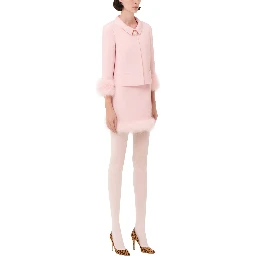 MINISKIRT WITH FEATHERS