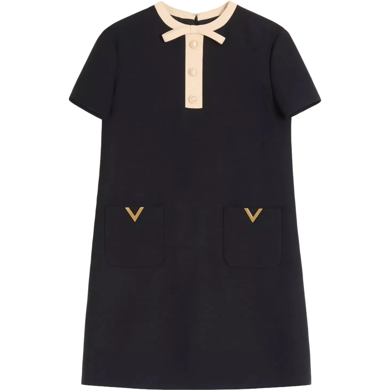 WOOL AND SILK MINI DRESS