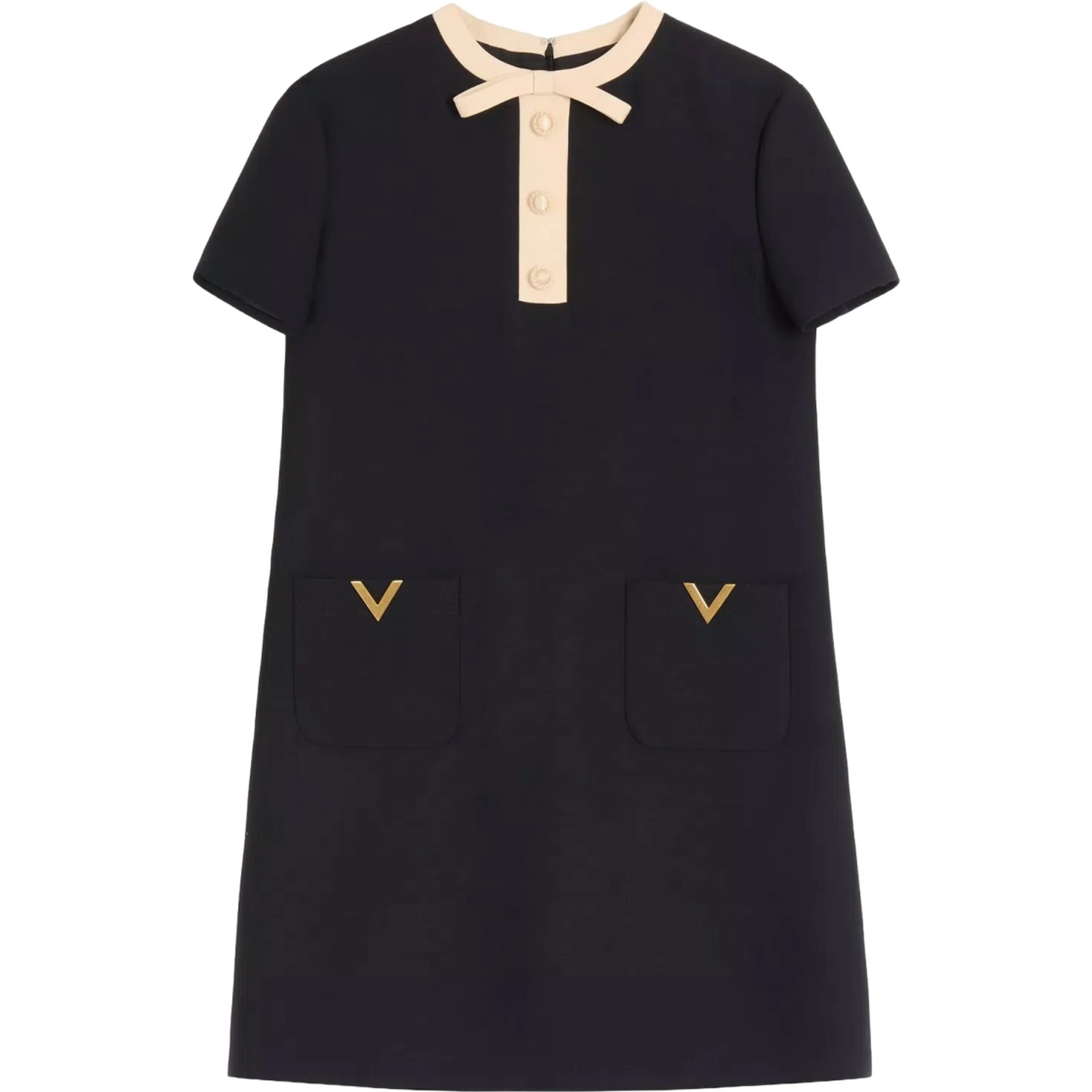 WOOL AND SILK MINI DRESS