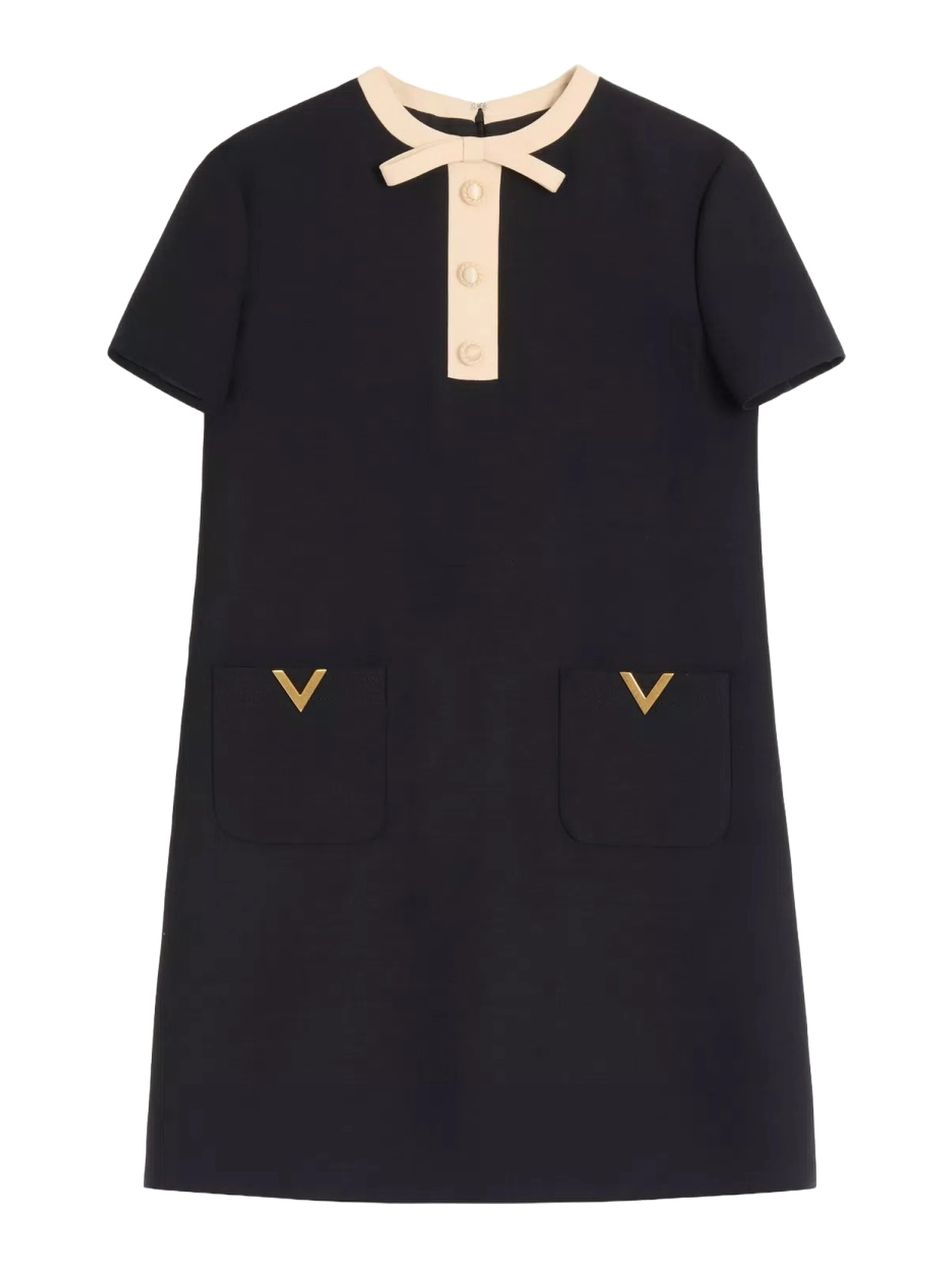 WOOL AND SILK MINI DRESS