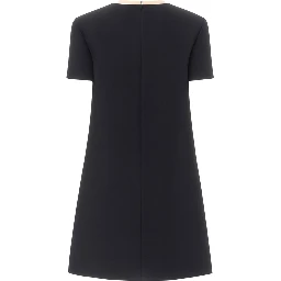 WOOL AND SILK MINI DRESS