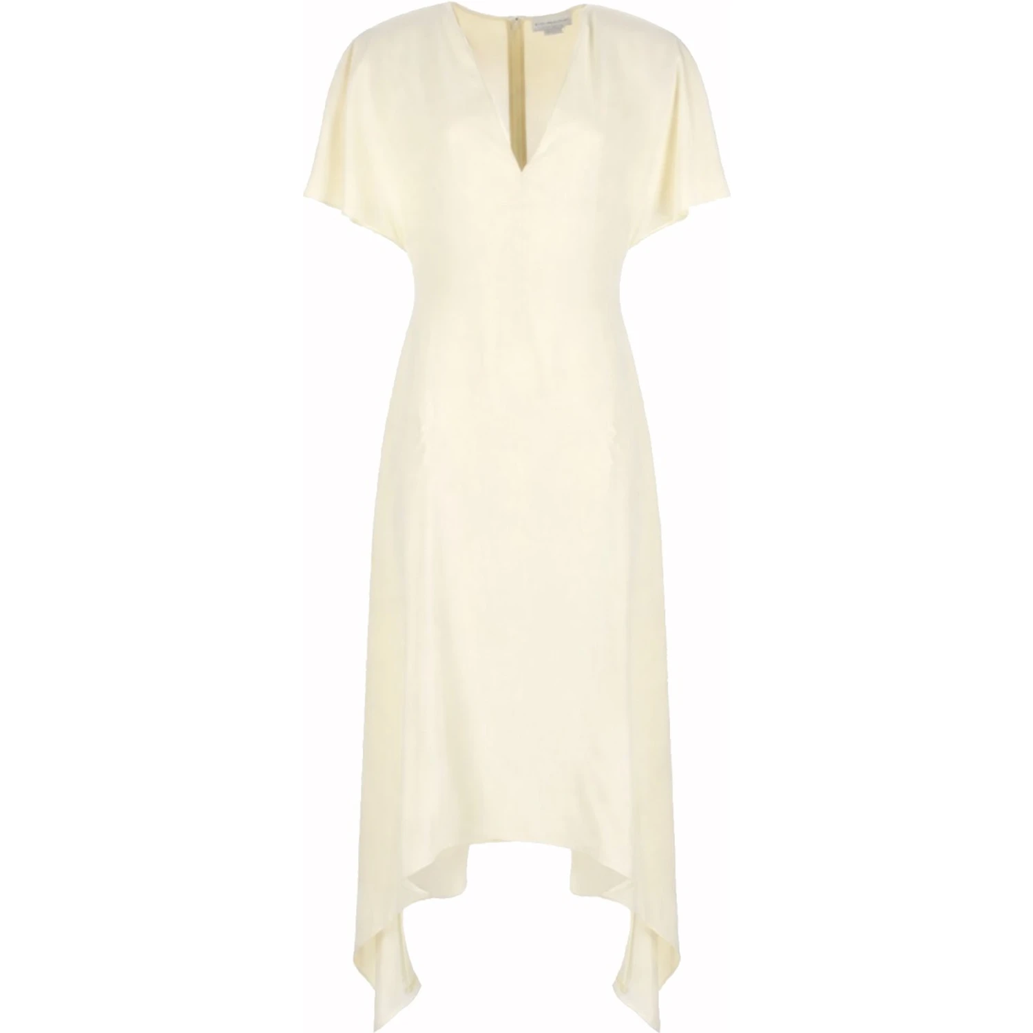 V-NECK MIDI DRESS