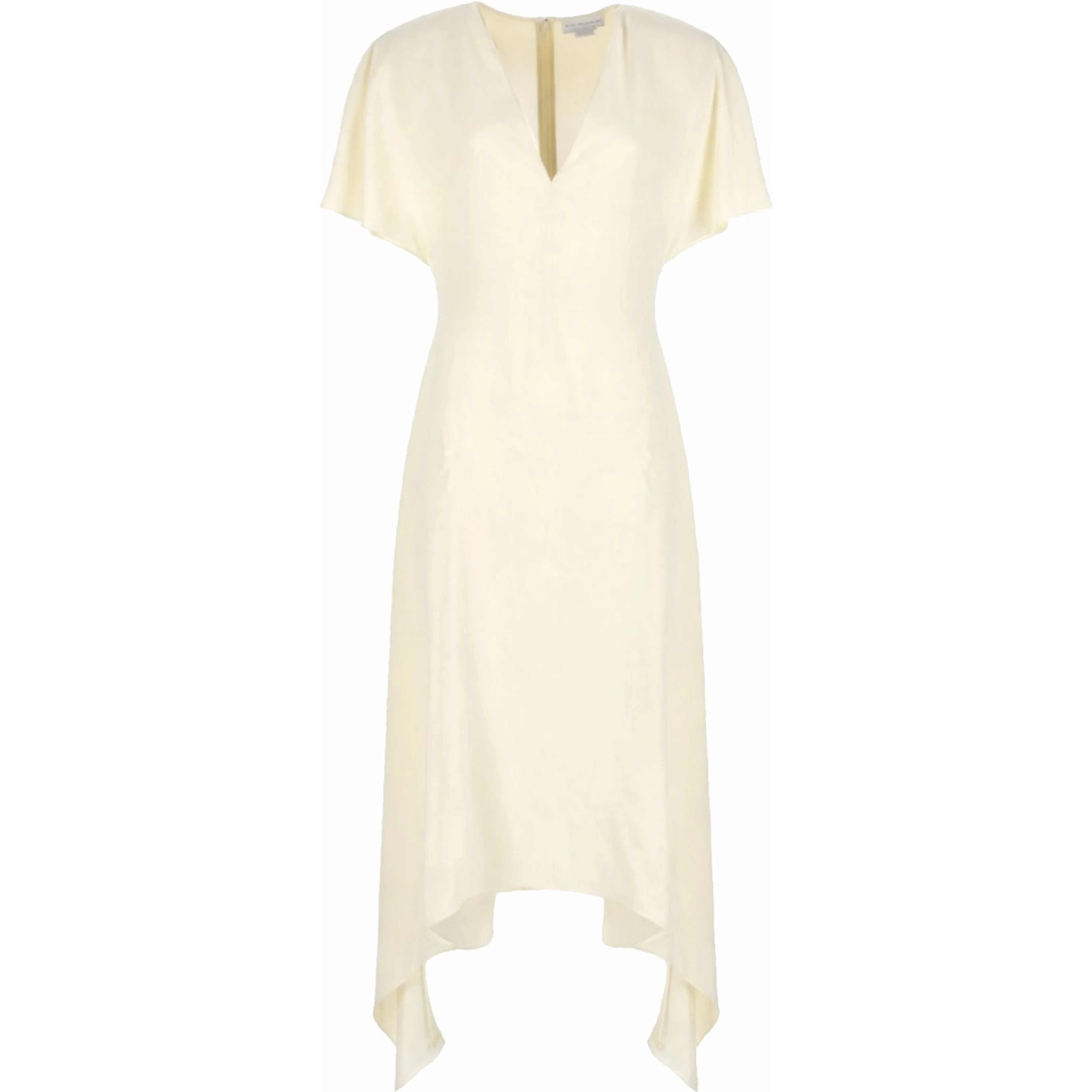 V-NECK MIDI DRESS