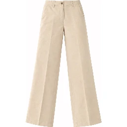 COTTON AND LINEN TAILORED PANTS