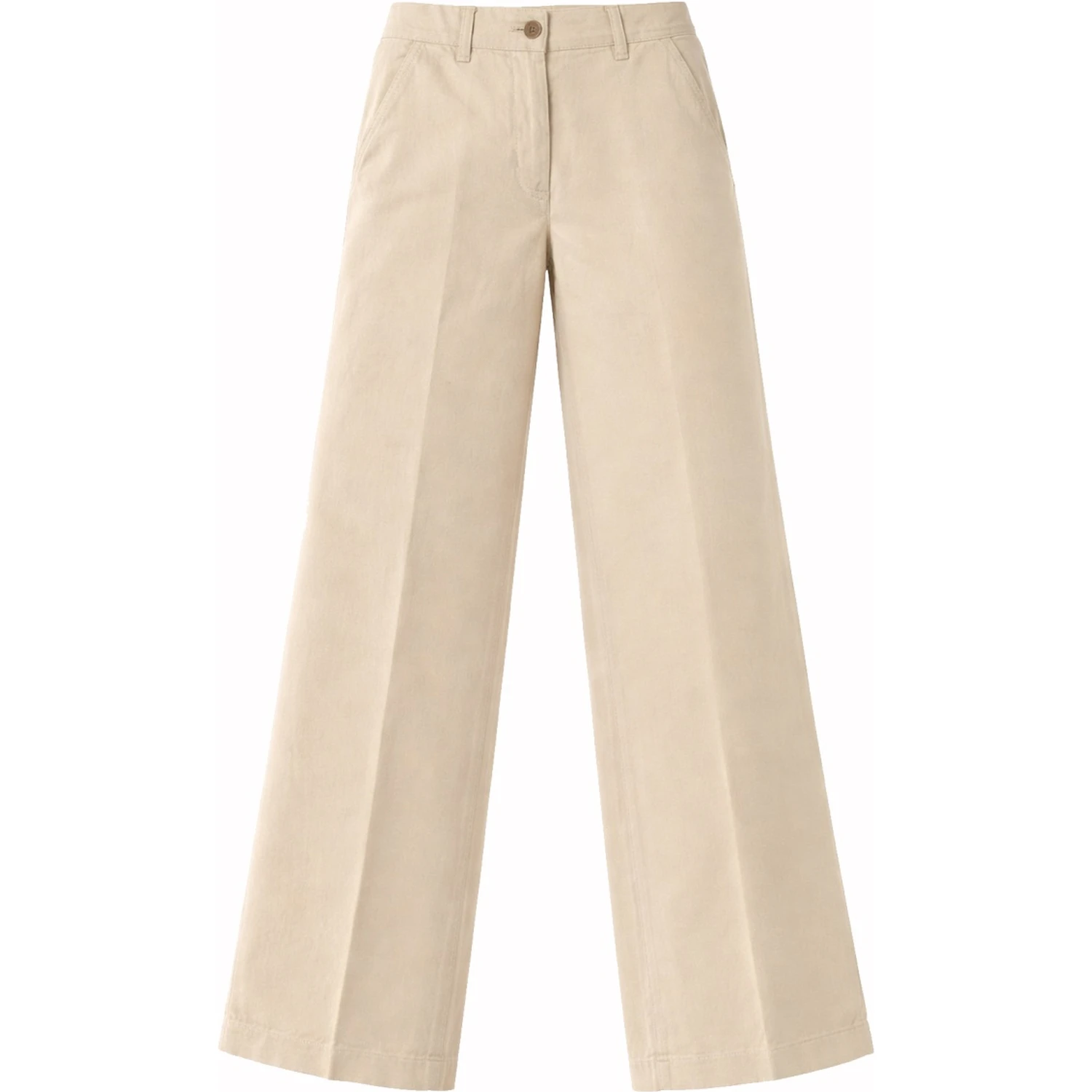 COTTON AND LINEN TAILORED PANTS