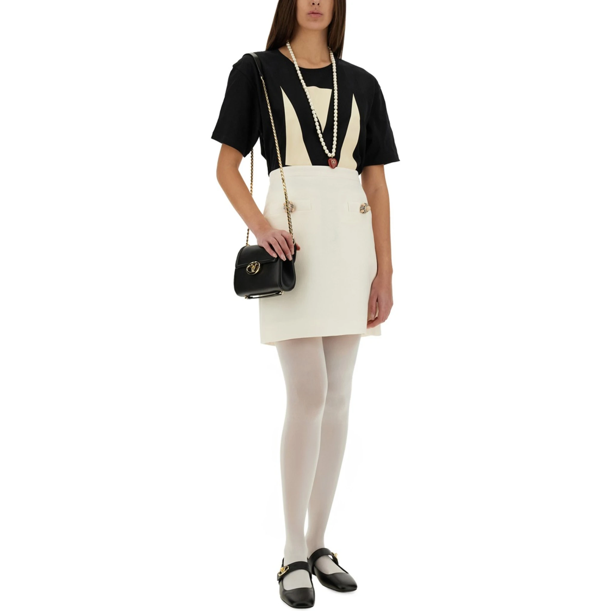 "CHEZ VALENTINO" PRINT T-SHIRT