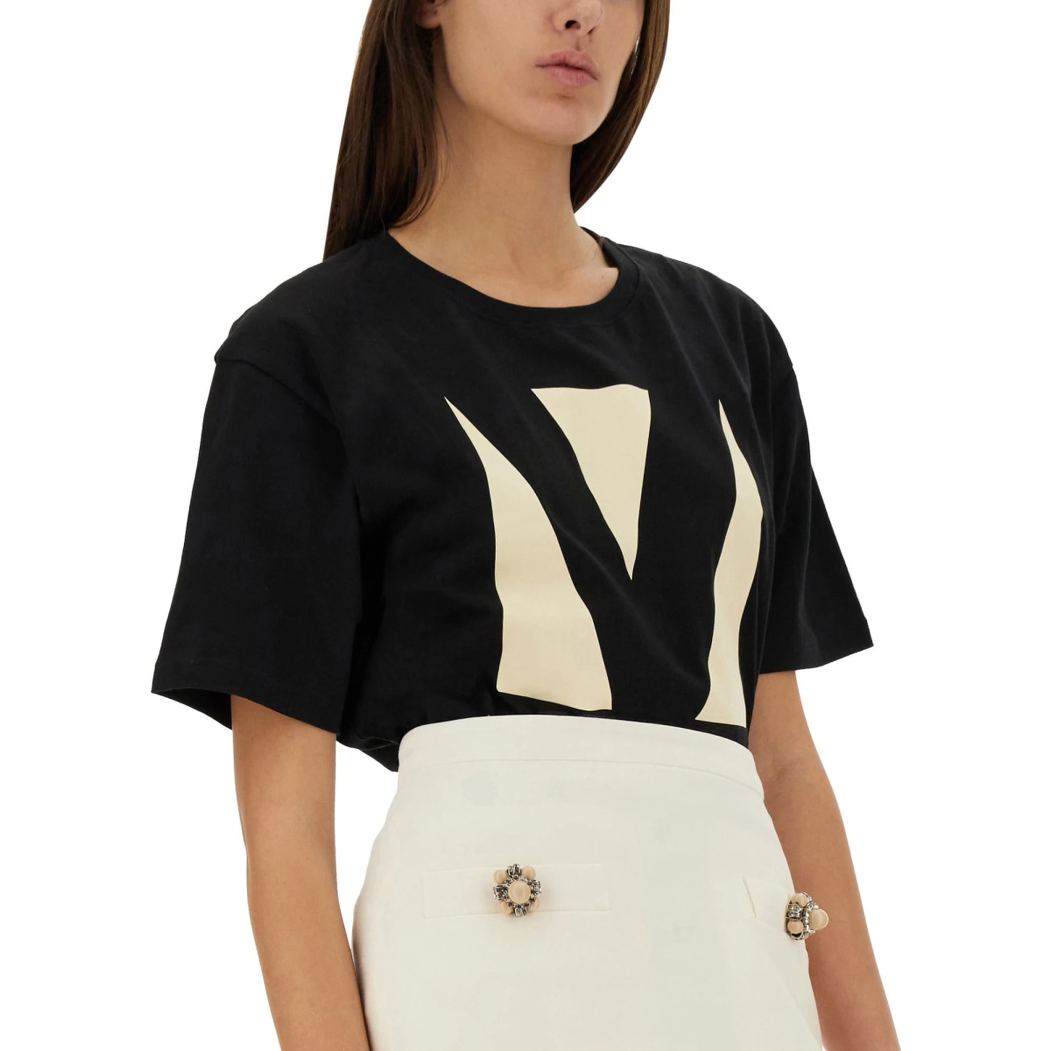 "CHEZ VALENTINO" PRINT T-SHIRT