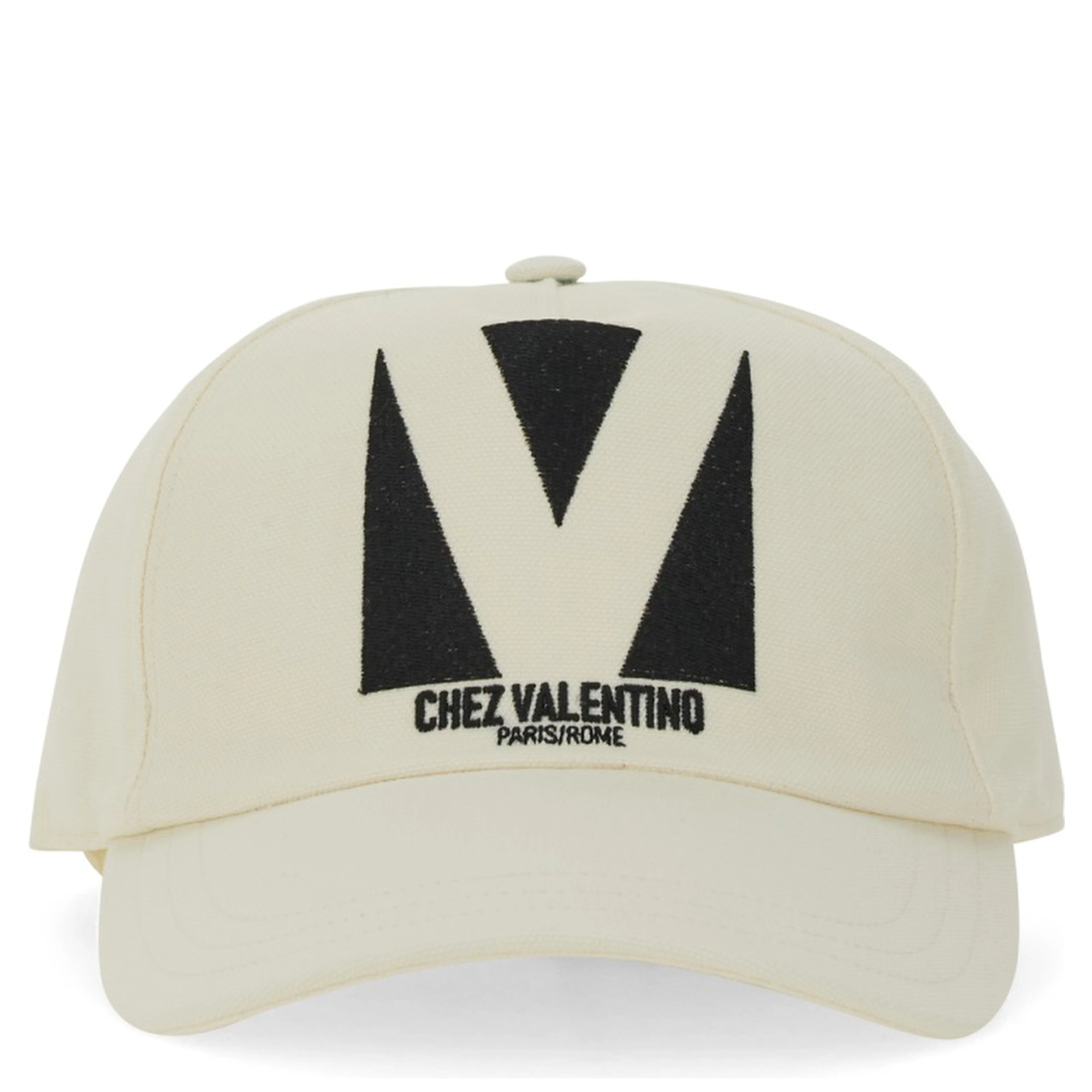 "CHEZ VALENTINO" EMBROIDERED BASEBALL CAP