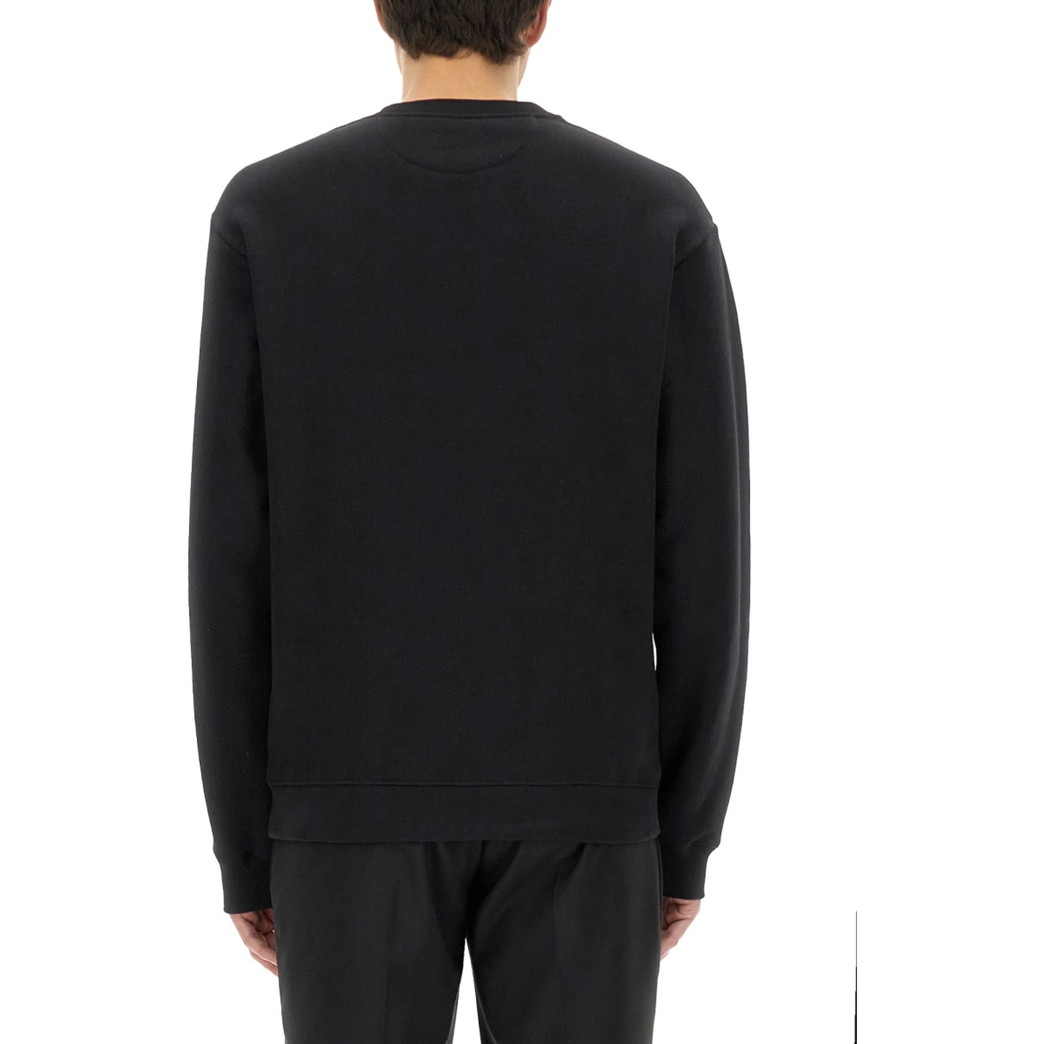 COTTON CREWNECK SWEATSHIRT WITH "CHEZ VALENTINO" PATCH