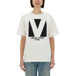 "CHEZ VALENTINO" PRINT T-SHIRT