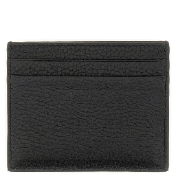 GARNET CALFSKIN "ROCKSTUD" CARD HOLDER