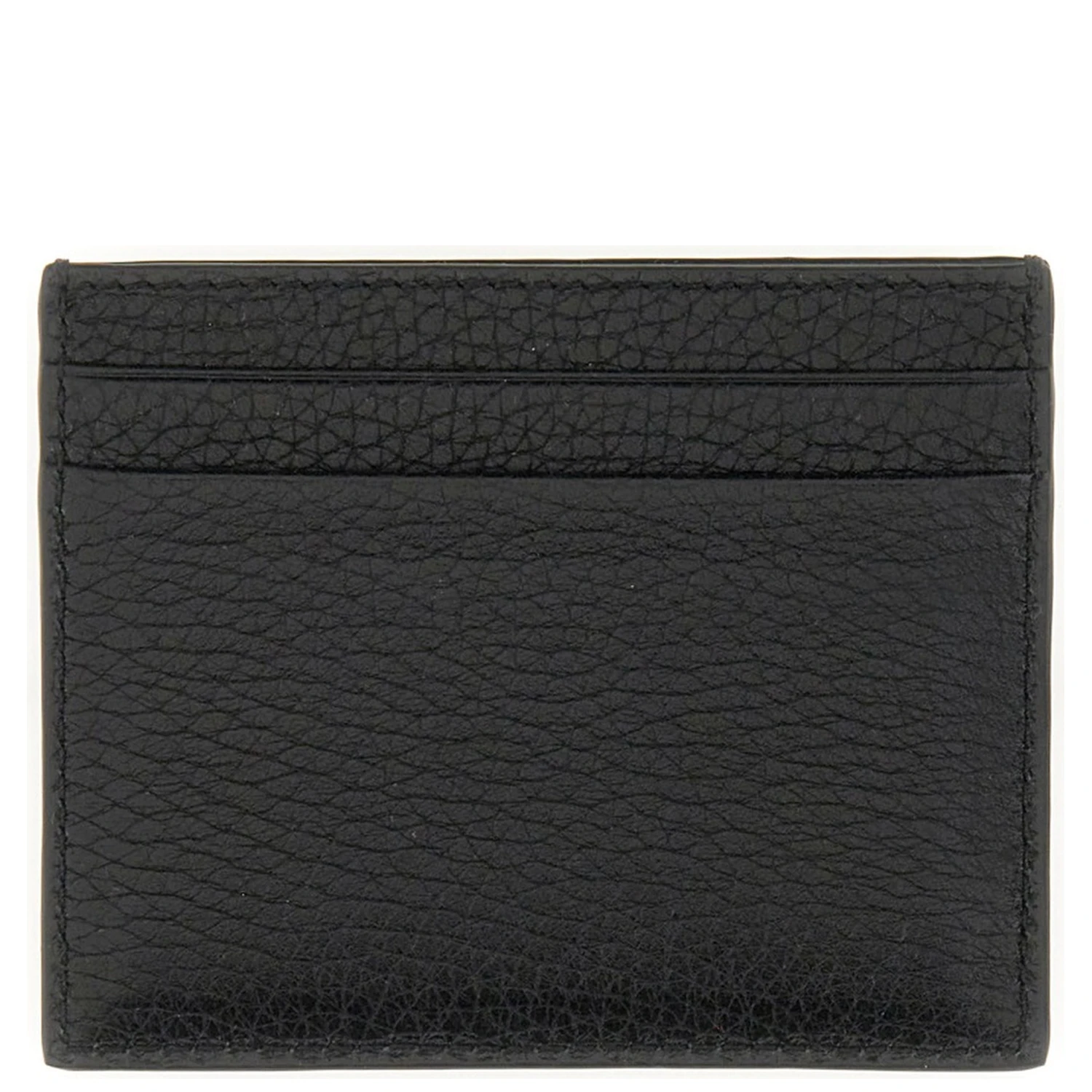 GARNET CALFSKIN "ROCKSTUD" CARD HOLDER