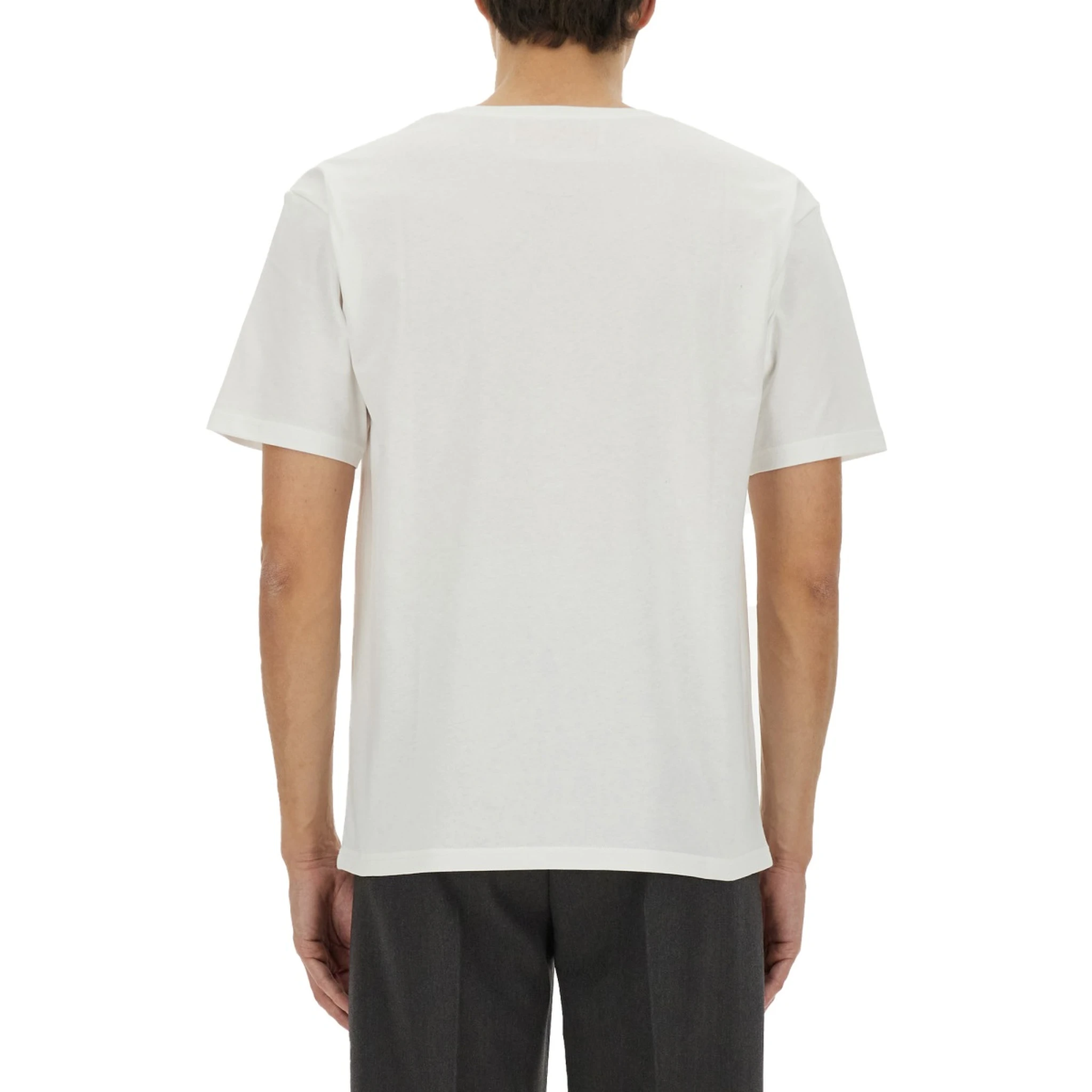 COTTON T-SHIRT WITH "CHEZ VALENTINO" PRINT