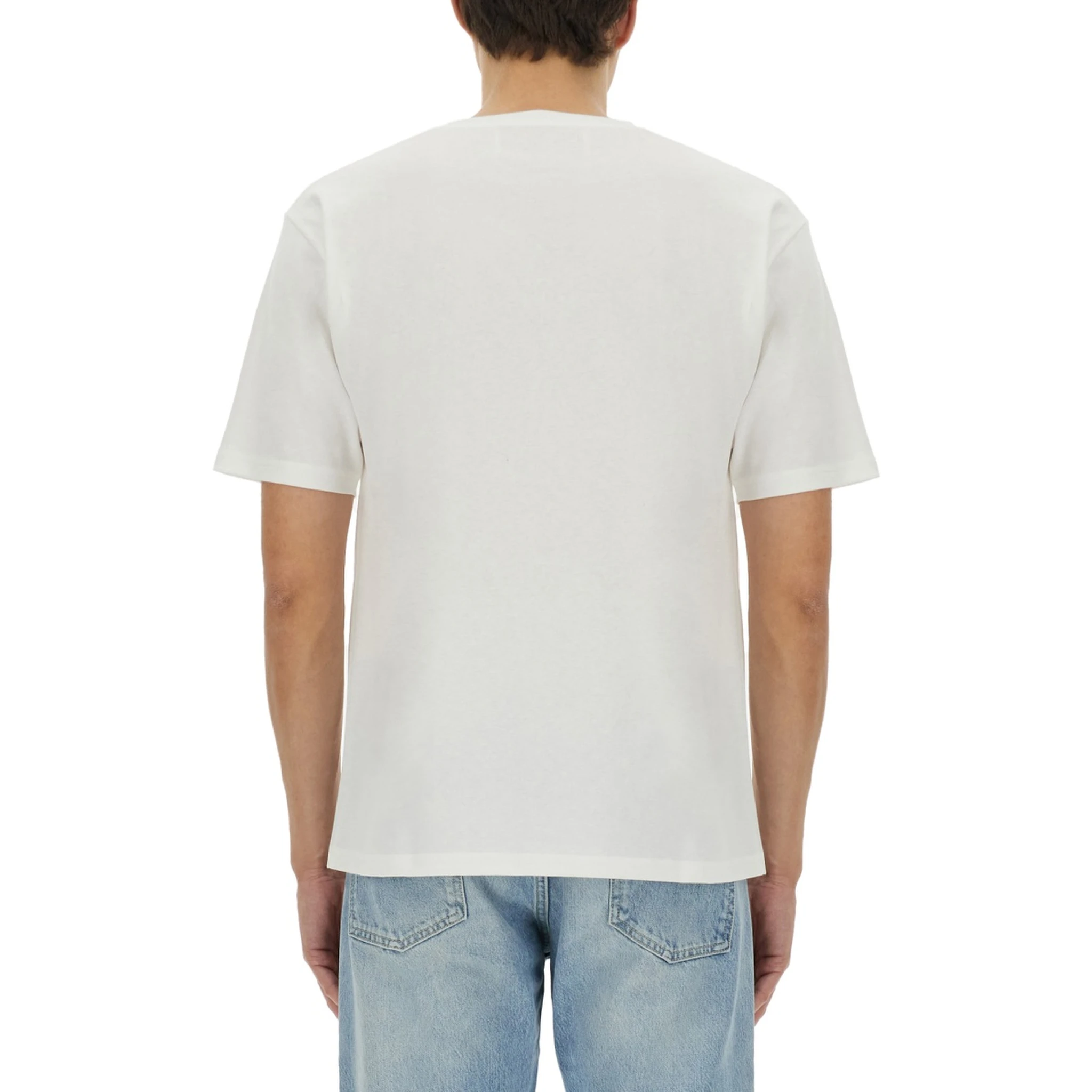 COTTON T-SHIRT WITH "CHEZ VALENTINO" PRINT