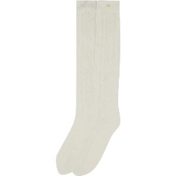 PERFORATED COTTON SOCKS WITH VLOGO