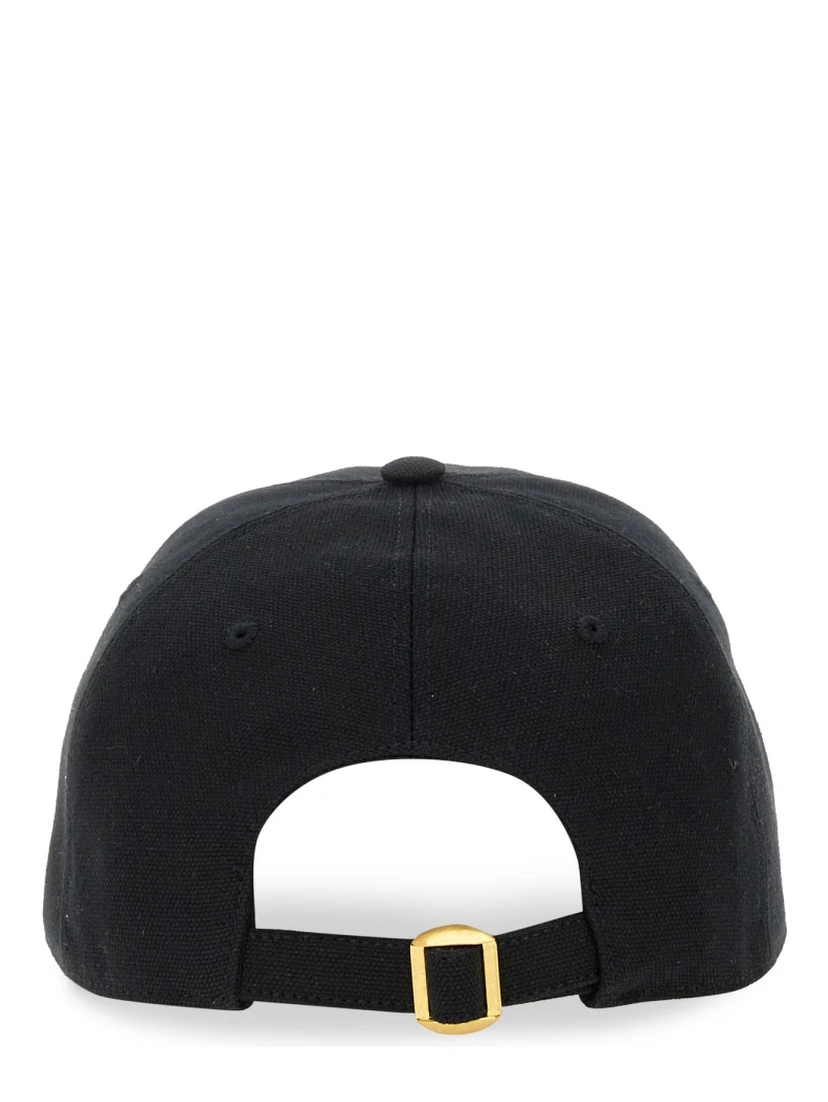 "CHEZ VALENTINO" EMBROIDERED BASEBALL CAP