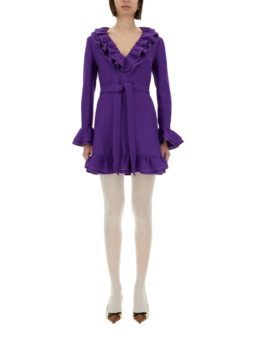 CREPE COUTURE SHORT DRESS