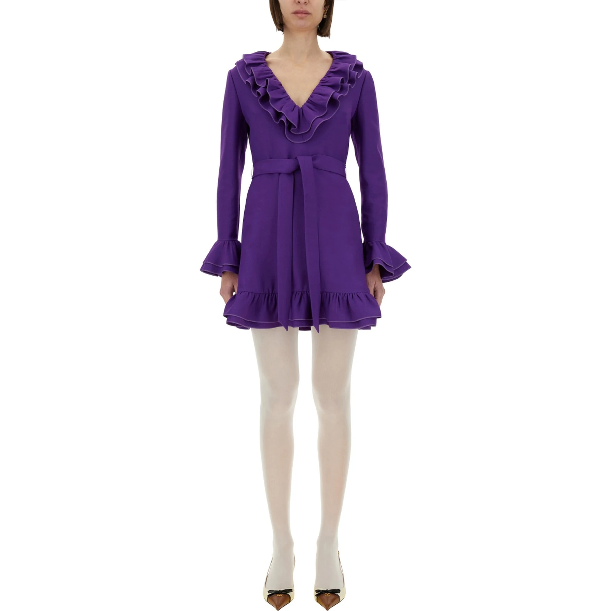 CREPE COUTURE SHORT DRESS