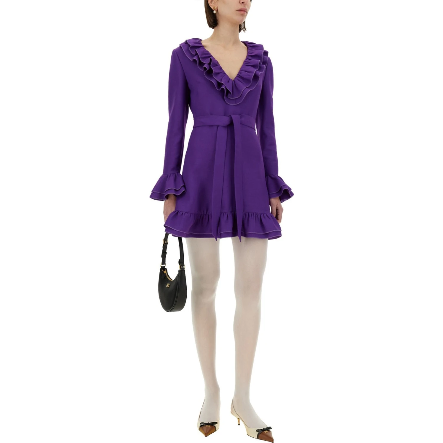 CREPE COUTURE SHORT DRESS