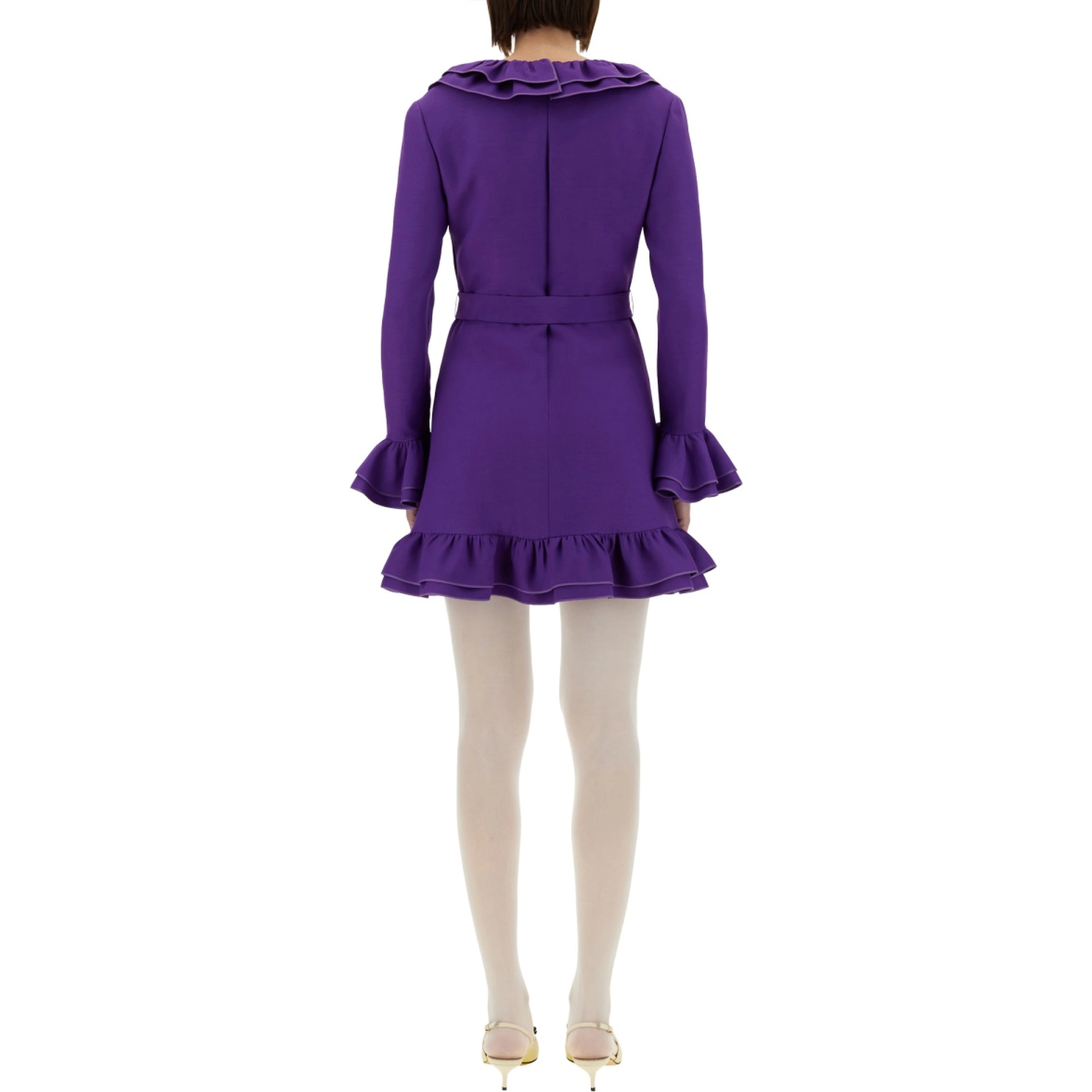 CREPE COUTURE SHORT DRESS