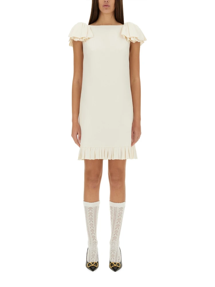 CREPE COUTURE SHORT DRESS