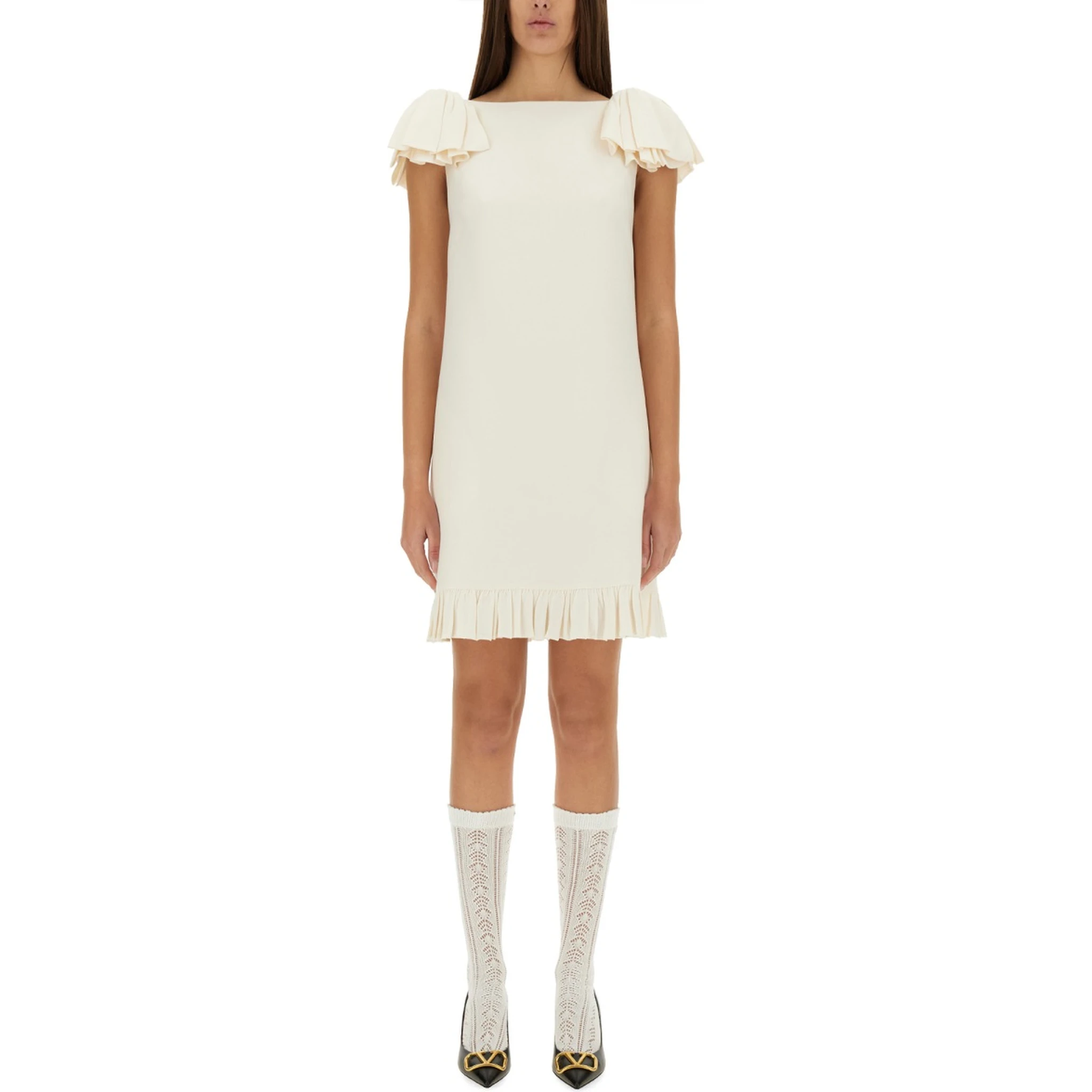 CREPE COUTURE SHORT DRESS