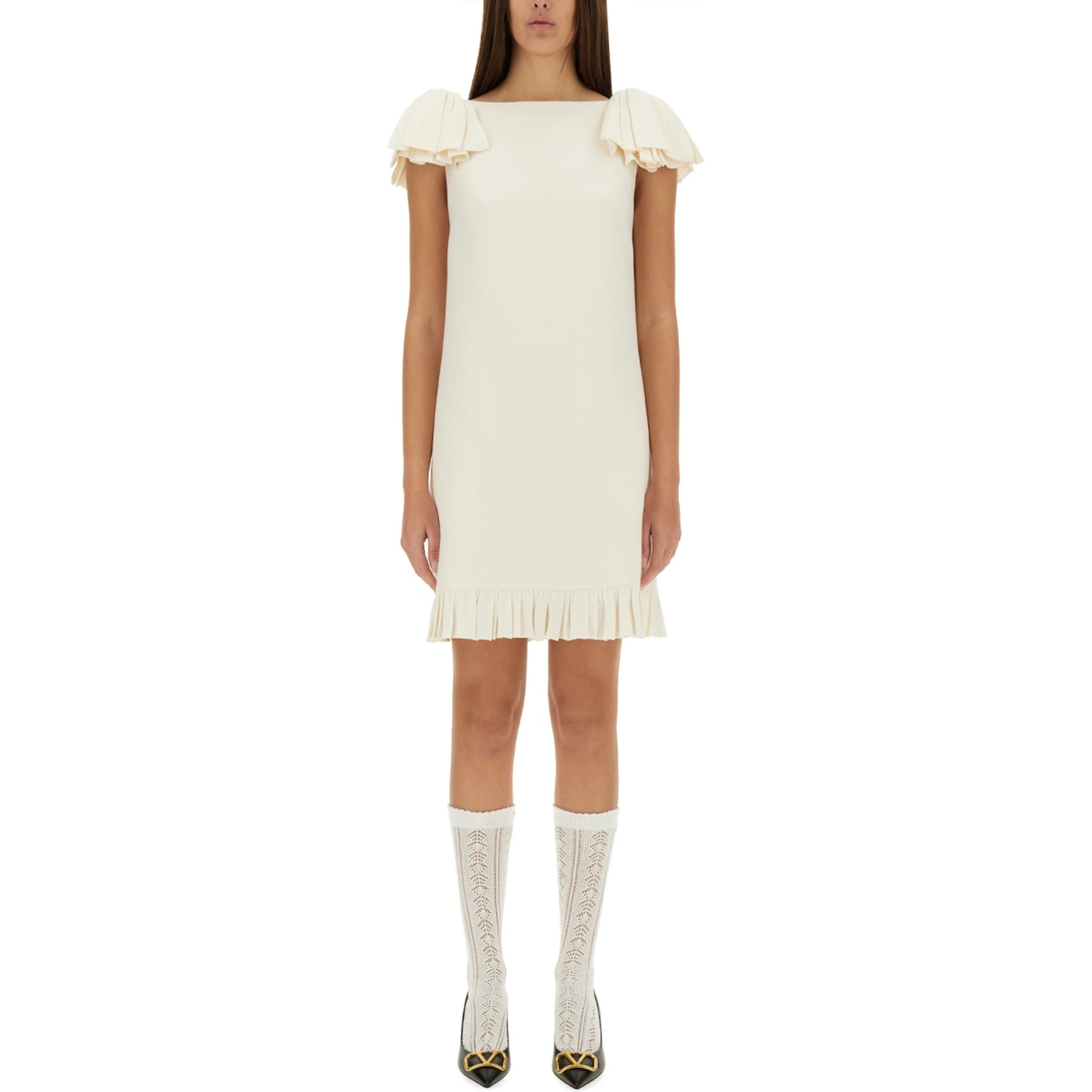 CREPE COUTURE SHORT DRESS
