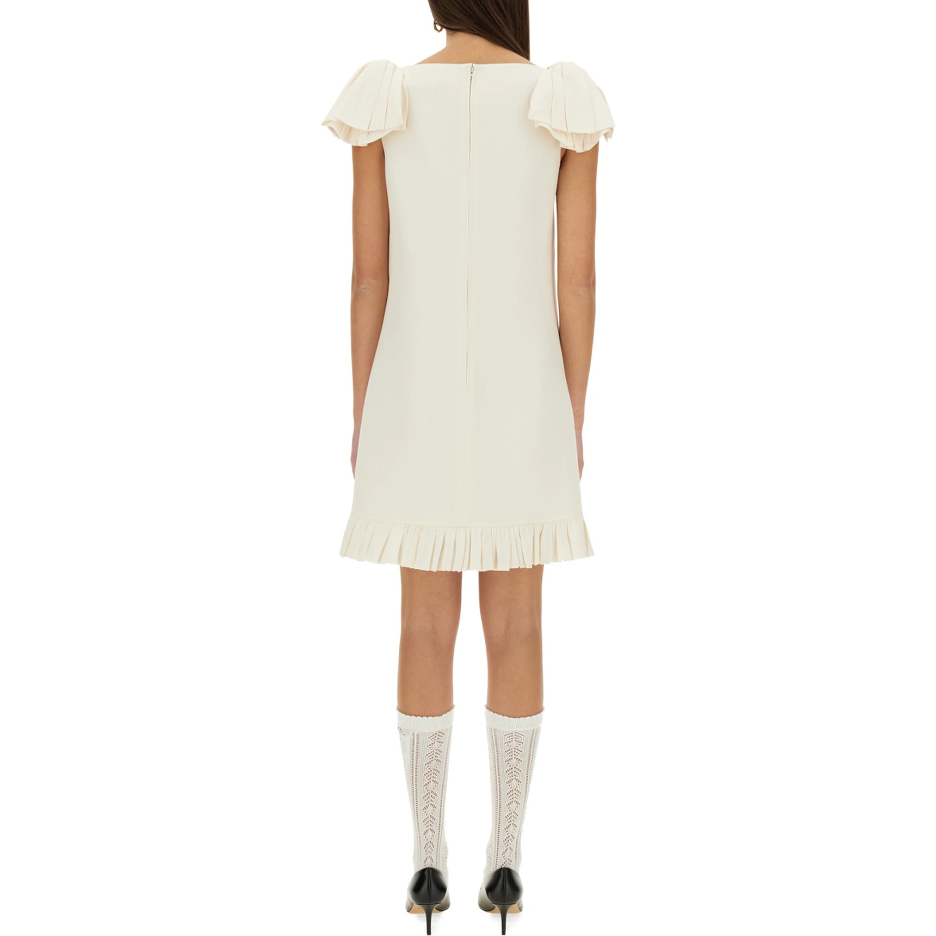 CREPE COUTURE SHORT DRESS